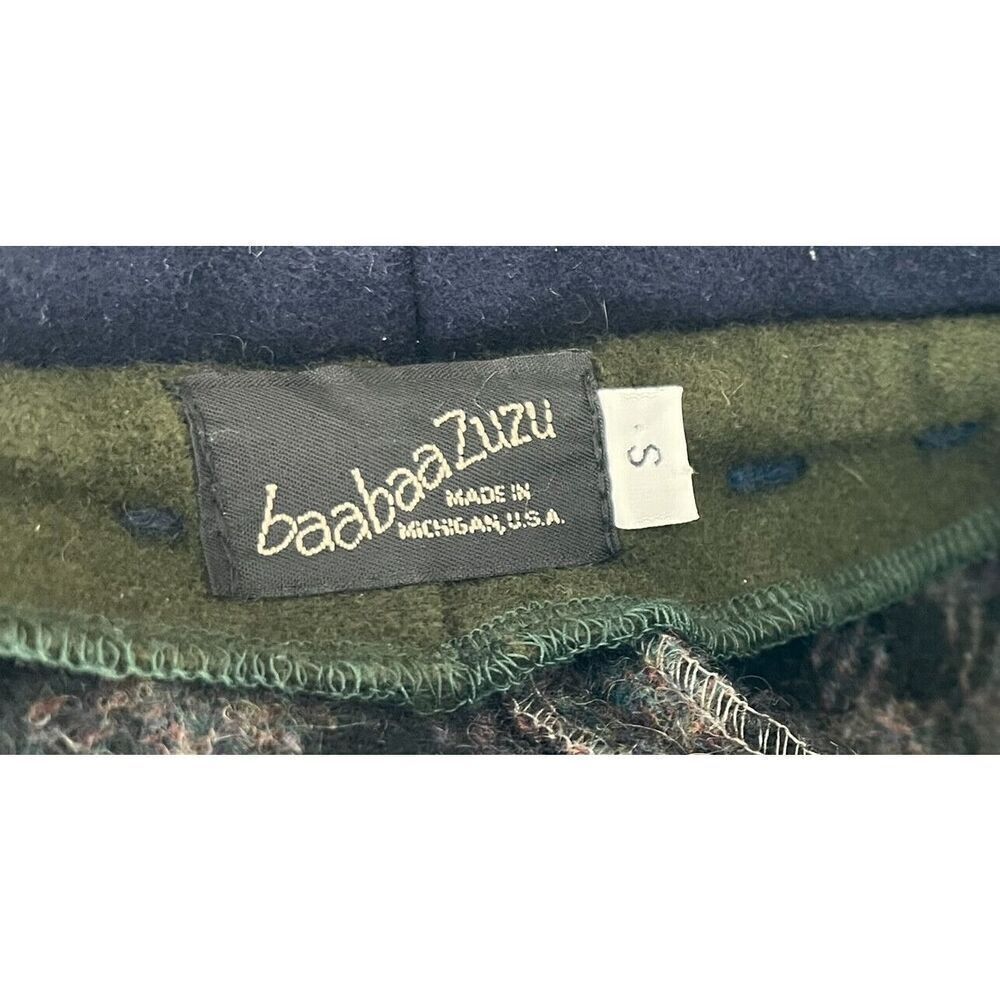Baabaazuzu Patchwork Wool Upcycled Sweater Jacket Hand Blanket Stitched $218 SM - Picture 8 of 9
